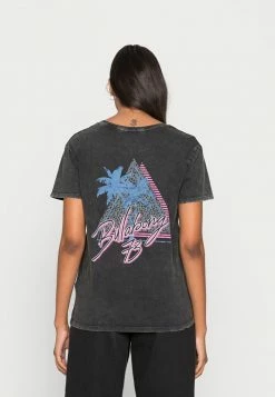 Billabong NEON GARDEN - Print T-shirt - Off Black