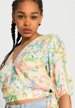 Billabong TOO CUTE - Blouse - White Multi -Billabong Shop 04afeb9e87e442faa8a2574473684ed4