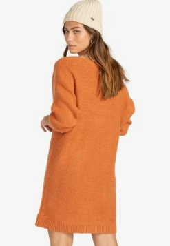 Billabong SWEET SYMPHONY - Jumper Dress - Orange -Billabong Shop 05a29c5f0fce4c40836d805fcd4dedee