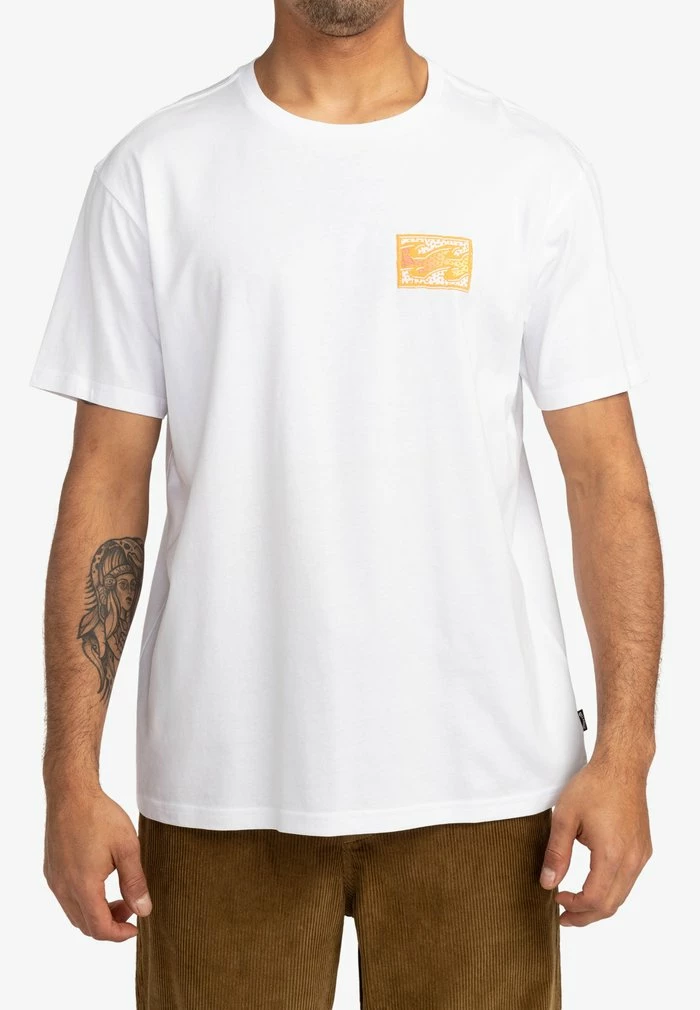 CRAYON WAVE - Print T-shirt - white Billabong CRAYON WAVE - Print T-shirt - White -Billabong Shop 07eaa8fd046a4dabb189e87df60c723d