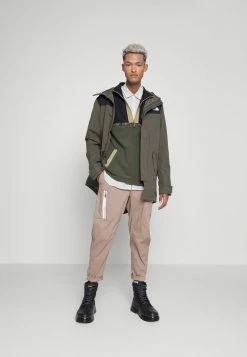 Billabong BOUNDARY MOCK LITE - Fleece Jumper - Dark Olive -Billabong Shop 0cfa4b53a0fb4378a6bf5fa727f14532