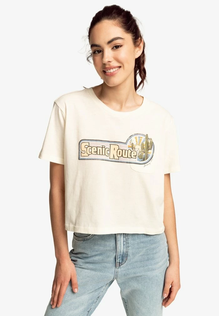 SCENIC ROUTE - Print T-shirt - salt crystal Billabong SCENIC ROUTE - Print T-shirt - Salt Crystal -Billabong Shop 18d803b58dbe4f6c913171e7d0b2de94