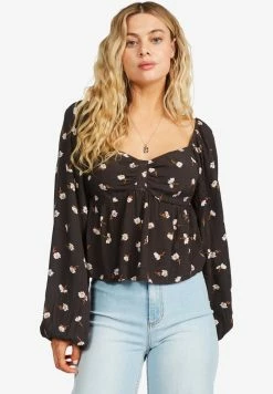 Billabong LOVE YOU MORE - Blouse - Off Black