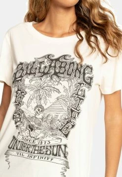 Billabong Print T-shirt - Antique White -Billabong Shop 2130df6207cf4704b5a87779355044aa