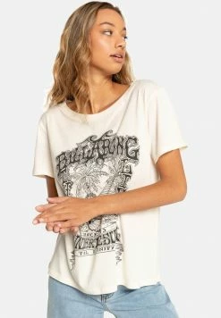 Billabong Print T-shirt - Antique White