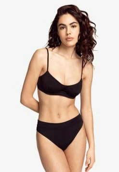 Billabong SOL SEARCHER KENZLEY - Bikini Top - Black Pebble