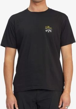 Billabong SIMPSONS FAMILY COUCH - Print T-shirt - Black