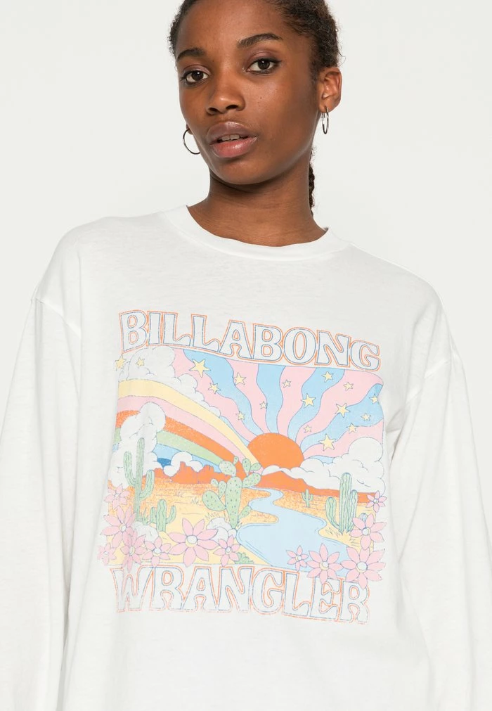 WRANGLER BOYFRIEND CREW - Long sleeved top - salt crystal Billabong WRANGLER BOYFRIEND CREW - Long Sleeved Top - Salt Crystal -Billabong Shop 7673455e977a47969afa5866e853ee88