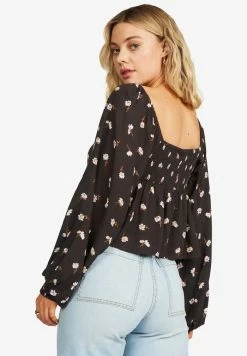 Billabong LOVE YOU MORE - Blouse - Off Black -Billabong Shop 81d5b4e8fe8745fe8f9f77e9214f7c27