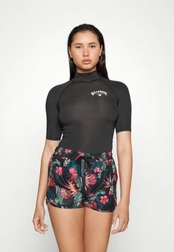 Billabong DESIGN SHORT SLEEVES RASHGUARD - Bikini Top - Black Pebble 3 Billabong DESIGN SHORT SLEEVES RASHGUARD - Bikini Top - Black Pebble -Billabong Shop 896c015ebbbc4fe291e5b813eda73403