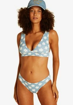 Billabong SWEET COUNTRY PLUNGE - Bikini Top - Rodeo Blue