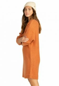 Billabong SWEET SYMPHONY - Jumper Dress - Orange -Billabong Shop 8d518fdfb6c045cd8ac18ba9d5ac9eeb