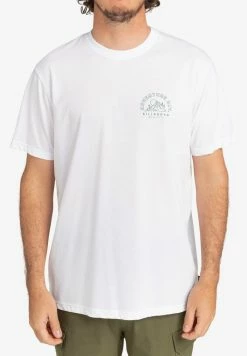 Billabong COMPASS - Print T-shirt - White