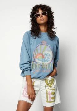 Billabong SALTY BLONDE COASTAL CREW - Sweatshirt - Deja Blue -Billabong Shop 95d7c50116154b46b90a3a5873a9782f