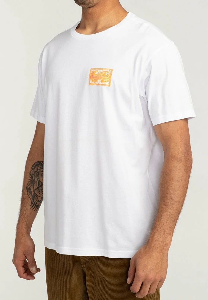 CRAYON WAVE - Print T-shirt - white Billabong CRAYON WAVE - Print T-shirt - White -Billabong Shop 9c4fd13c199440c892272d1850de4613