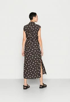 Billabong LITTLE FLIRT - Shirt Dress - Off Black -Billabong Shop 9d637fb9a5a4484fac5431d9632c72ef