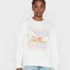 Billabong WRANGLER BOYFRIEND CREW - Long Sleeved Top - Salt Crystal -Billabong Shop a08e255cc6054a55a0c16bac1ed5d0de