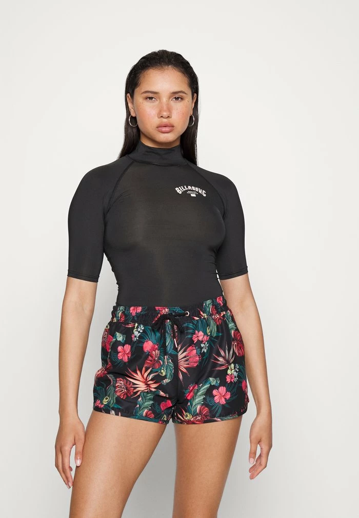DESIGN SHORT SLEEVES RASHGUARD - Bikini top - black pebble Billabong DESIGN SHORT SLEEVES RASHGUARD - Bikini Top - Black Pebble -Billabong Shop a46525ba1ffe469189c6e677368ff3a6