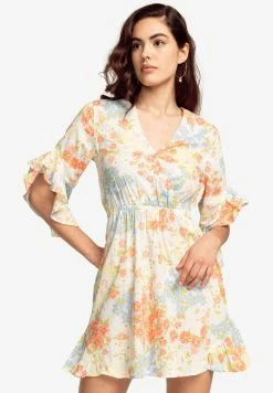 Billabong LOVE LIGHT - Day Dress - White Multi