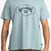 Billabong EXIT - Print T-shirt - Washed Blue