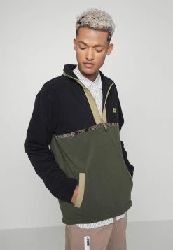 Billabong BOUNDARY MOCK LITE - Fleece Jumper - Dark Olive -Billabong Shop d74eb408e0e0468f98e1e7f9247fc6c7