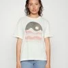 Billabong SOMETHING IN THE WAY - Print T-shirt - Salt Crystal