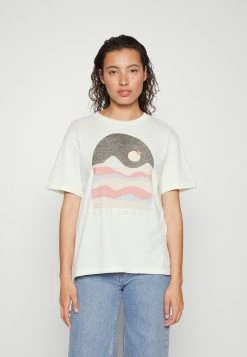 Billabong SOMETHING IN THE WAY - Print T-shirt - Salt Crystal