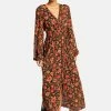 Billabong LOVE SUN - Maxi Dress - Black Multi