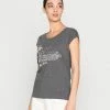 Billabong SECRET ISLAND - Print T-shirt - Off Black