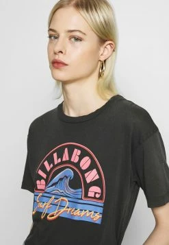 Billabong SURF DREAM - Print T-shirt - Black -Billabong Shop ea9df32e69b349b5983fe2cf40d3b032