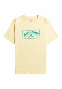 Billabong ARCH MANCHES COURTES - Print T-shirt - Mellow Yellow