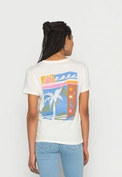 Billabong TAKE YOUR TIME - Print T-shirt - Salt Crystal