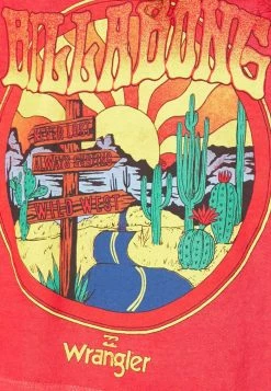 Billabong MADE IT - Print T-shirt - Classic Red -Billabong Shop fa114ac2359b46b3863f588006515afa